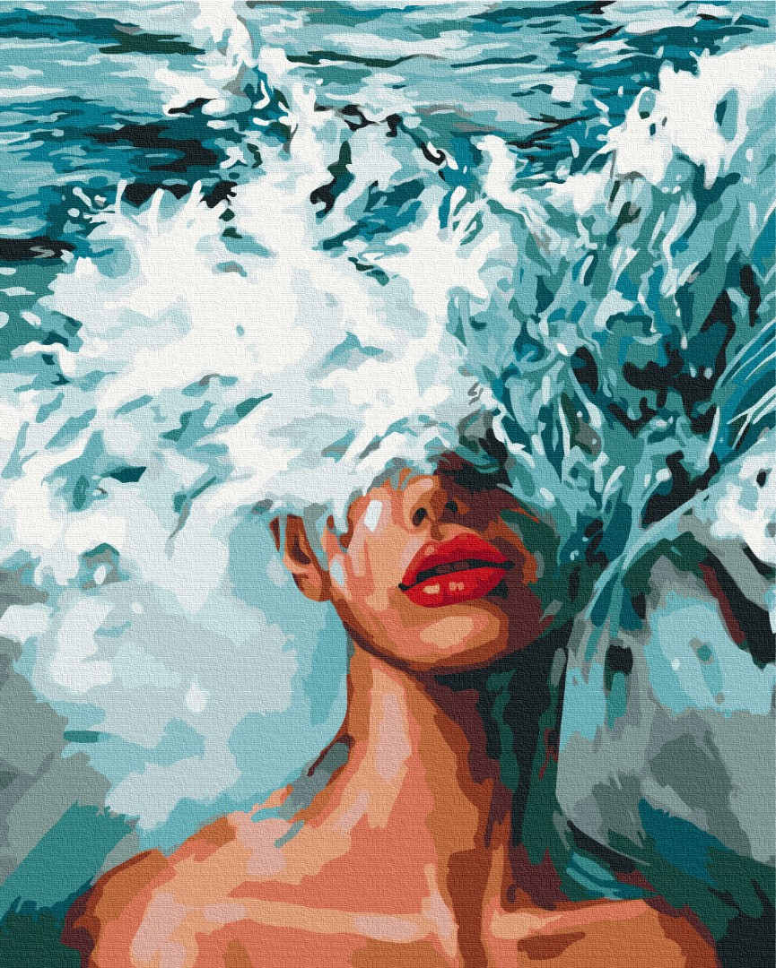 Oceania Girl Painting by Numbers Set. Oceania Girl Painting by Numbers Set.
