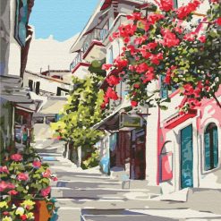 Greek Street Painting by Numbers Set.
