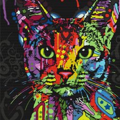 Abyssinian Cat Painting by Numbers Set