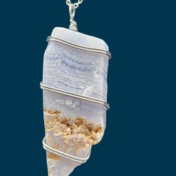 Blue Lace Agate Pendant