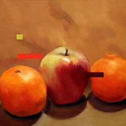 "Glitched Still Life 3" - Original Oil Painting
