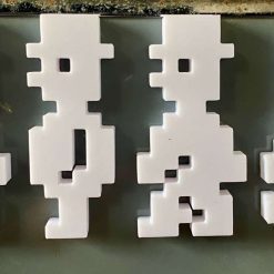 Jet Set Willy Fridge Magnets Set of Four (Left Facing)