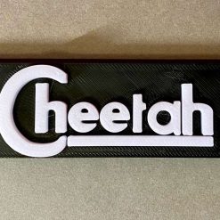 Cheetah Plaque Plate