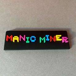 Manic Miner Plaque V3 Long