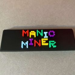 Manic Miner Plaque V2 Purple Edition
