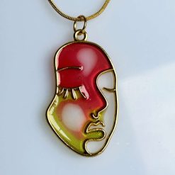 Pendant - Head Red/Lime Clear 2