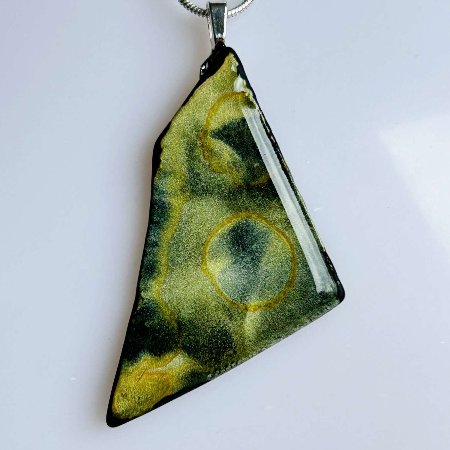 Pendant - Lemonade Sea Glass Pendant - Lemonade Sea Glass