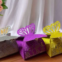 B - Glitter Butterfly Trinket/Favour Boxes