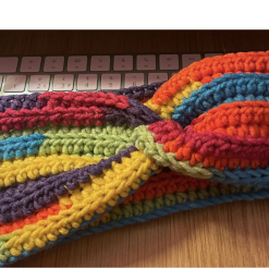 C- Ear Warmer/Headband with Front Twist.