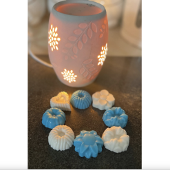 A - Set Of EIGHT Flower/heart Shaped Wax Melts (various fragrances )