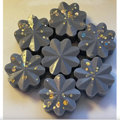 A - Box of Six Wax Melt Flowers