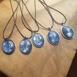 Galaxy Glass pendants