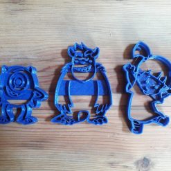 3D Monster Inc Cookie/Biscuit/Playdough Cutters