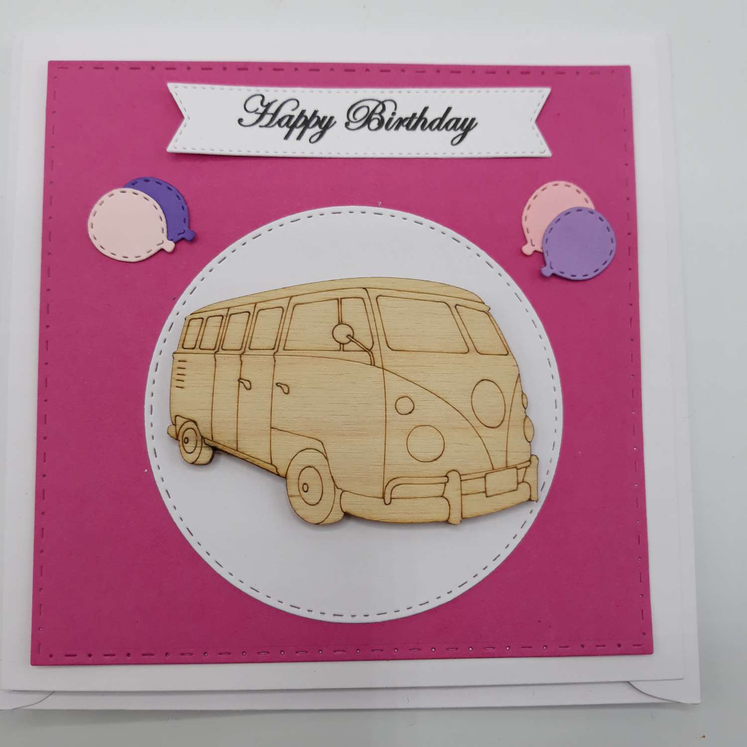 Handmade Splittie Birthday Card Handmade Splittie Birthday Card