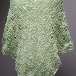 Crochet Angora-Style Triangle Shawl/Scarf
