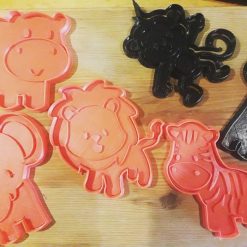 3D Jungle Animal Characters Cookie/Biscuit/Playdough Cutters