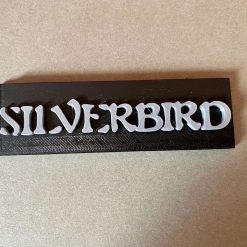 SilverBird Text - Black