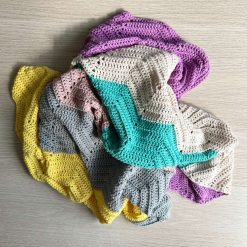 Lap Blanket - Ridged Chevron - Multi
