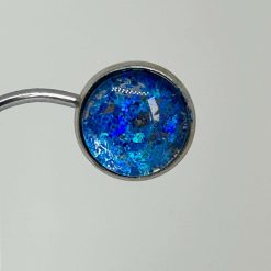 Ear Studs - Blue Holo - 12mm 2 Ear Studs - Blue Holo - 12mm 3