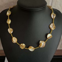 Yellow Shell Necklace