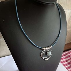 Boho Blue Heart Necklace 6 Boho Blue Heart Necklace 6