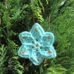 Christmas tree decorations - crocheted snowflake 6pcs 2 Christmas tree decorations - crocheted snowflake 6pcs 2