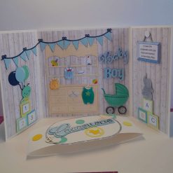 New Baby Boy keepsake card