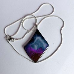 Pendant - Seaglass - Blue/Purple 1 Pendant - Seaglass - Blue/Purple 2