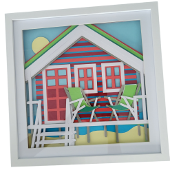 Shadow Box-Beach Hut