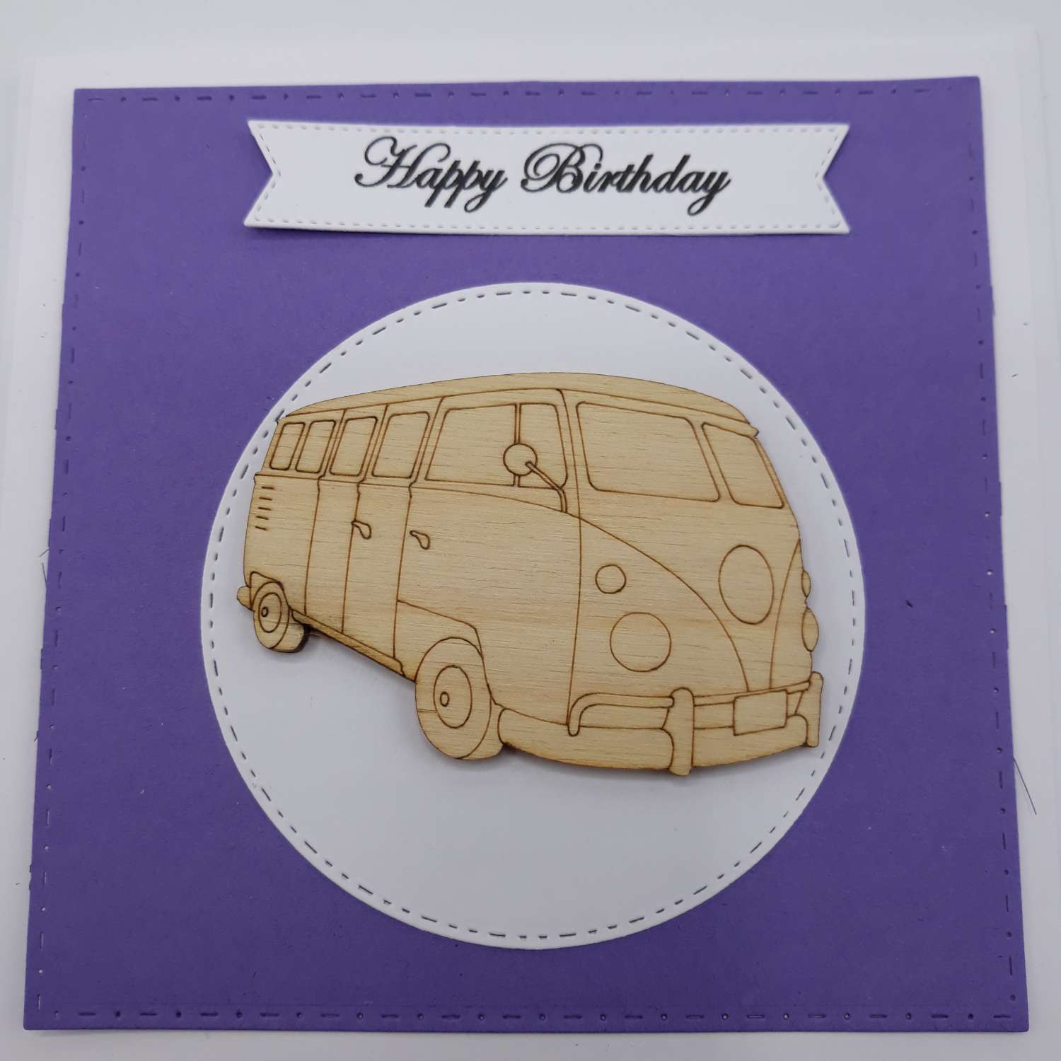 Handmade Splittie Birthday Card Handmade Splittie Birthday Card