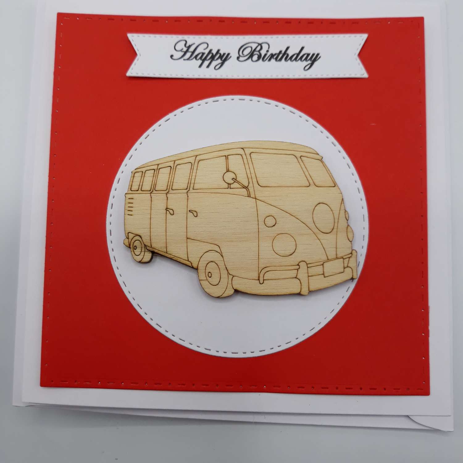 Handmade Splittie Birthday Card Handmade Splittie Birthday Card
