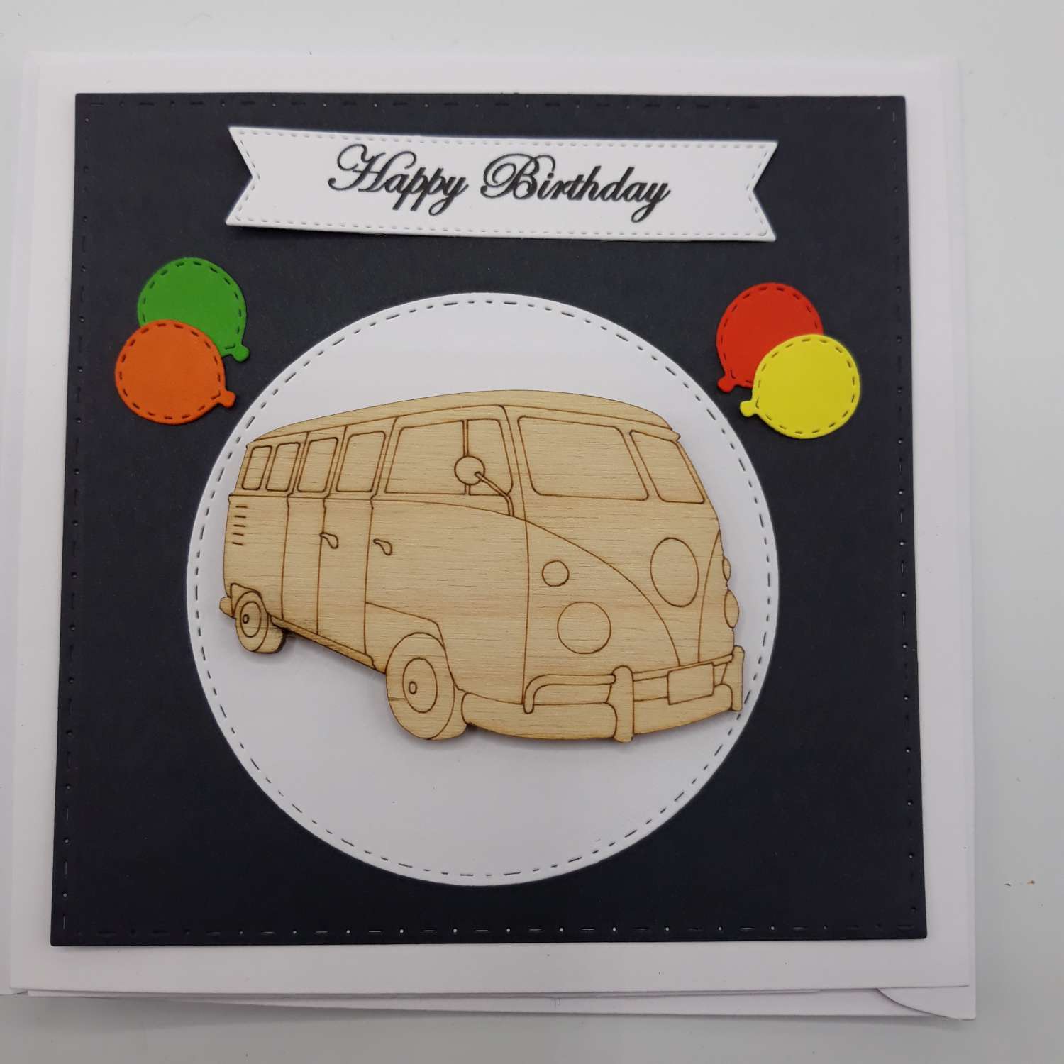 Handmade Splittie Birthday Card Handmade Splittie Birthday Card
