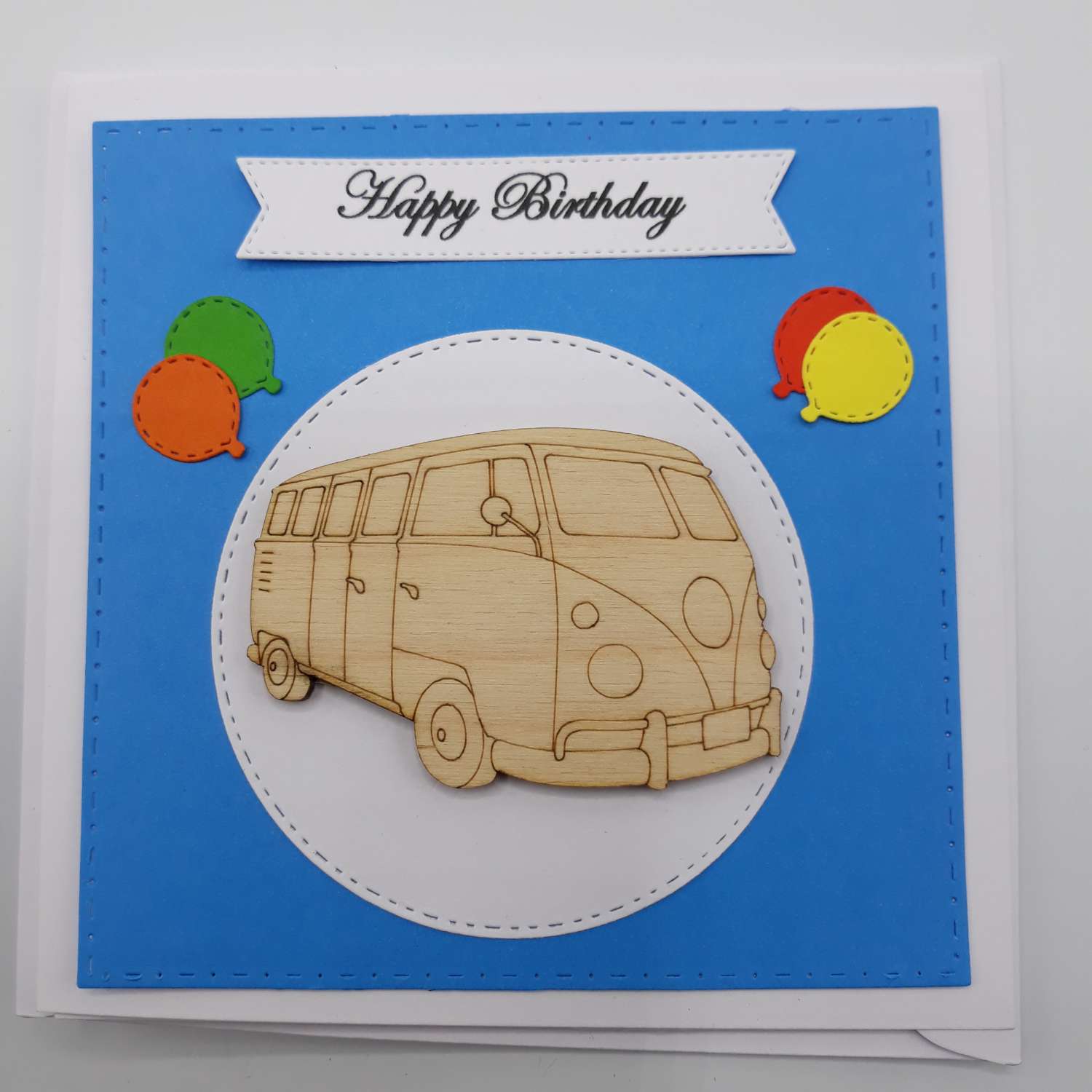 Handmade Splittie Birthday Card Handmade Splittie Birthday Card