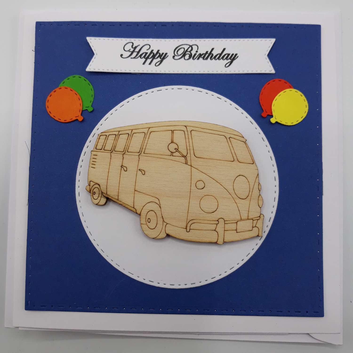 Handmade Splittie Birthday Card Handmade Splittie Birthday Card