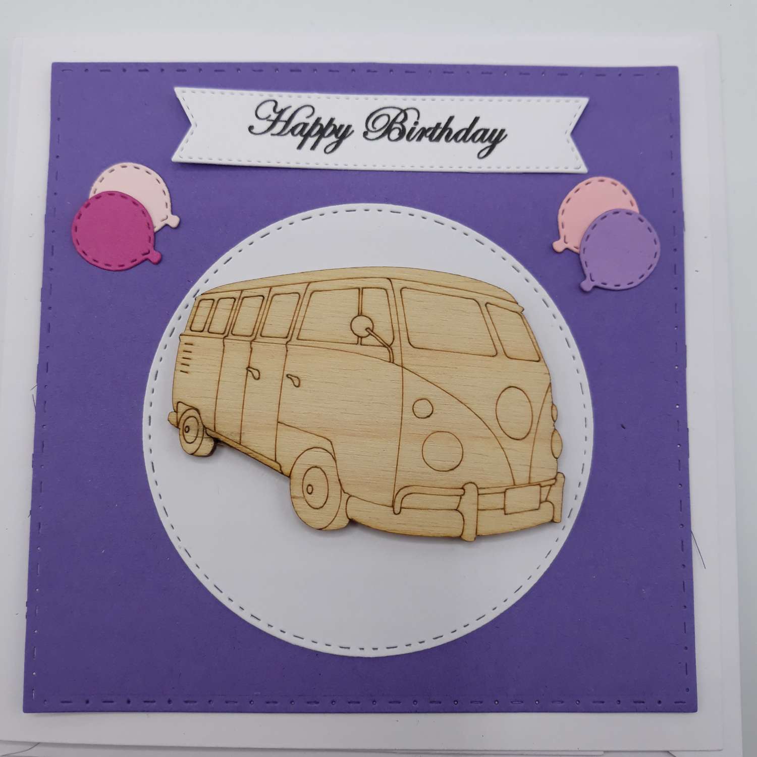 Handmade Splittie Birthday Card Handmade Splittie Birthday Card