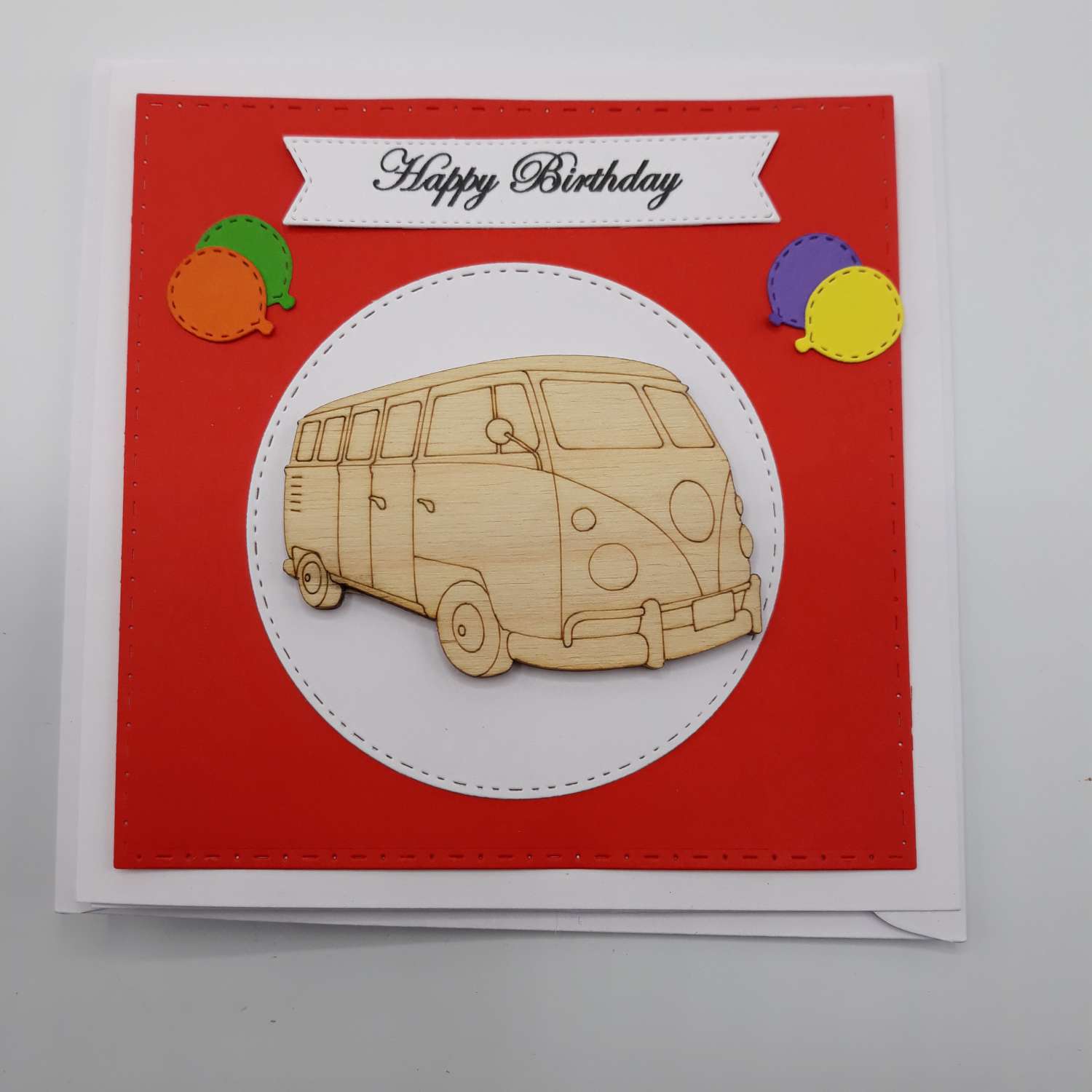 Handmade Splittie Birthday Card Handmade Splittie Birthday Card