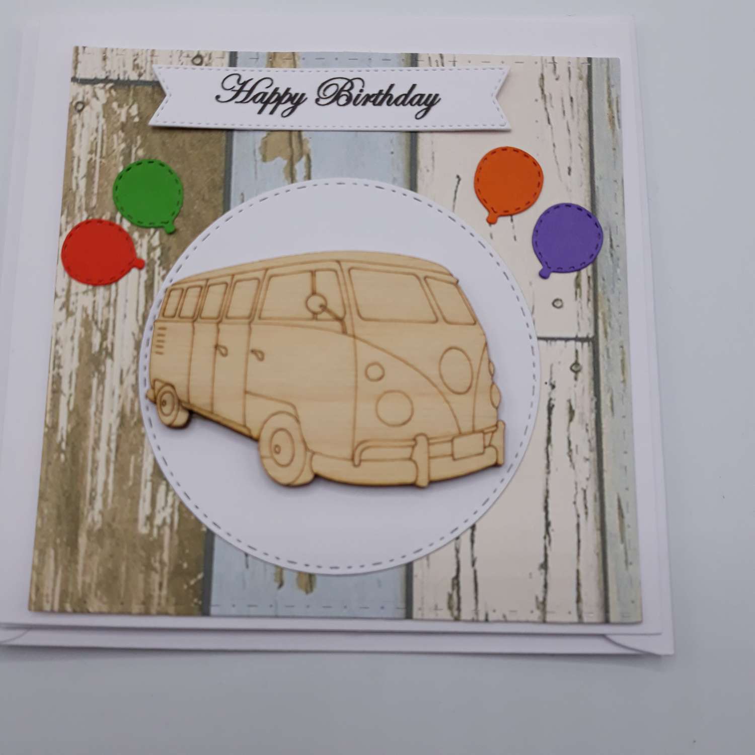 Handmade Splittie Birthday Card Handmade Splittie Birthday Card
