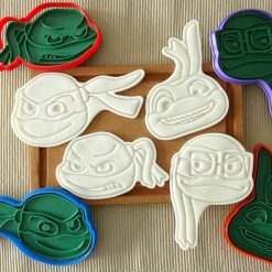 3d Printed Teenage Ninja Turtle Cookie/Biscuit Cutters/Playdough Cutters