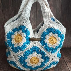 Floral Crochet Handbag