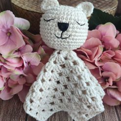 Newborn Crochet Teddy White