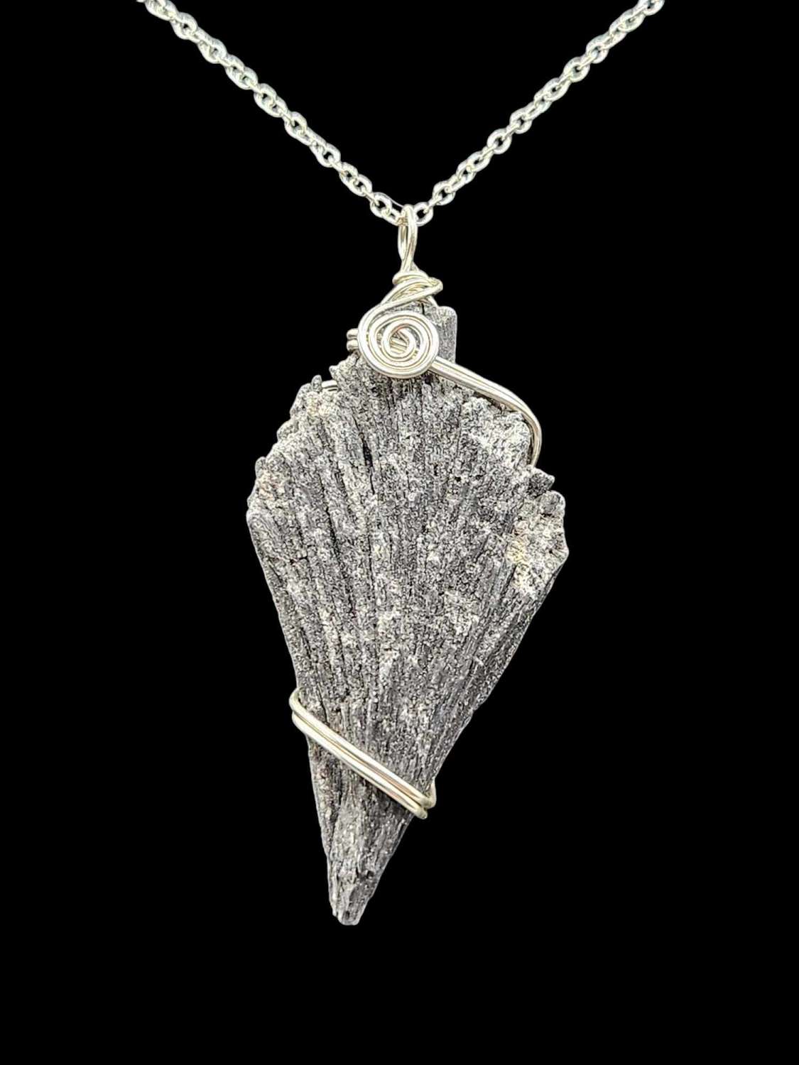 Black Kyanite Pendant #2 Black Kyanite Pendant #2