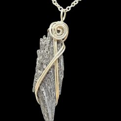 Black Kyanite Pendant
