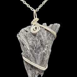 Black Kyanite Pendant #4