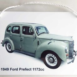 Ford Prefect 1172cc 1949  - Aluminium Plaque - Two sizes available A5 or 203 x 304mm - Gift for Classic Car Fan