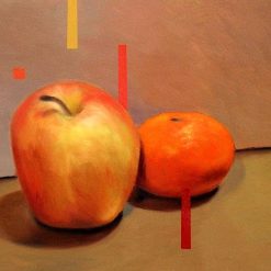 "Glitched Still Life 5" - Original Oil Painting