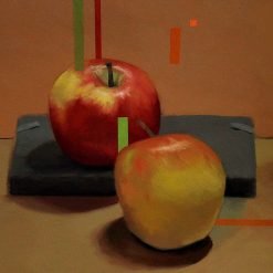 "Glitched Still Life 6" - Original Oil Painting