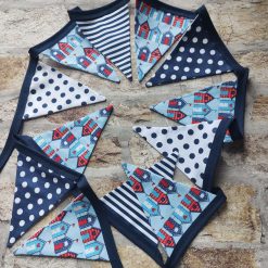 BEACH HUTS/STRIPES/POLKA DOTS/BUNTING