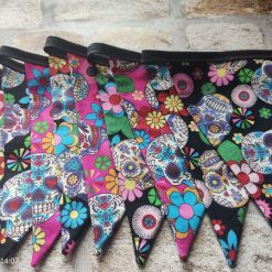 DAY OF THE DEAD/BLK/PINK/BUNTING