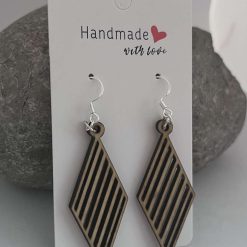 Wooden Dangle Earrings