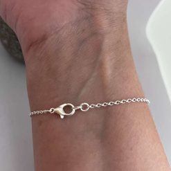 Sterling silver Sapphire Bracelet 7